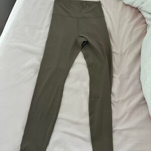 TARGET Tan Brown Activewear Medium High Waisted Sculpt Women's Khaki Leggings